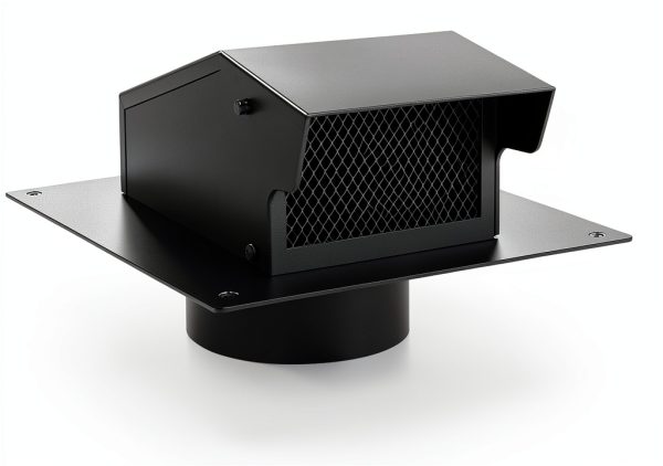Rossesay 4 Inch Roof Vent Cap Steel Weatherproof Exhaust-3