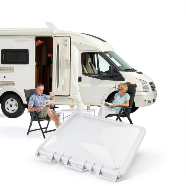 HOMEE RV Roof Vent Cover White Waterproof Travel Trailer-6