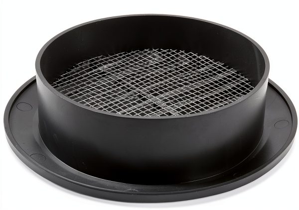 Vent Systems Soffit Vent Plastic Modern Black Easy Install-8