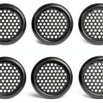 FdcLixuvol Stainless Steel Soffit Vents Black 6-Piece Set-0