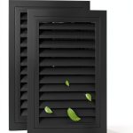 JONRIOX Gable Vent Aluminum Louver Attic Ventilation-0