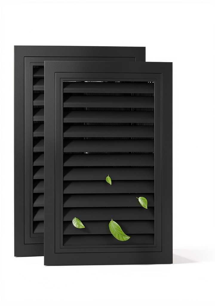 JONRIOX gable vent installed on an attic exterior