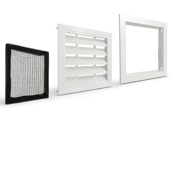 JONRIOX Gable Vent Aluminum Alloy Attic Ventilation Louvers-1
