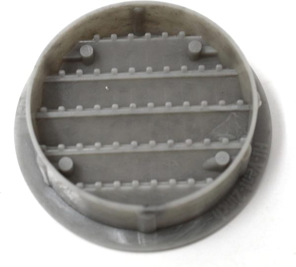 JSP 2.5 Inch Soffit Vent Plastic Louver Gray 24 Pack-3