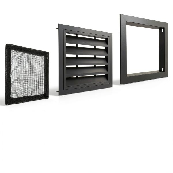JONRIOX Gable Vent Aluminum Louver Attic Ventilation-1