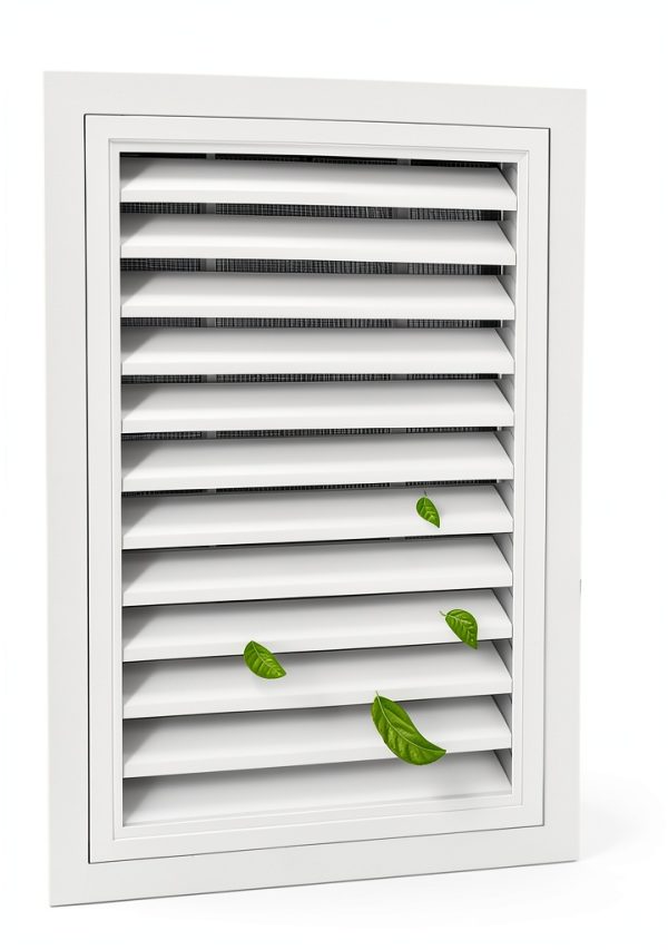 JONRIOX Gable Vent Aluminum Alloy Attic Ventilation Louvers-0