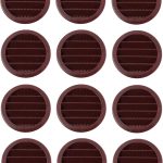 JSP 2.5 Inch Brown Soffit Vent Plastic Louver Ventilation-0