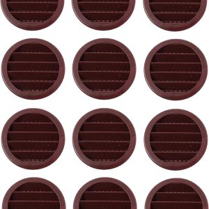 JSP 2.5 Inch Brown Soffit Vent Plastic Louver Ventilation-0