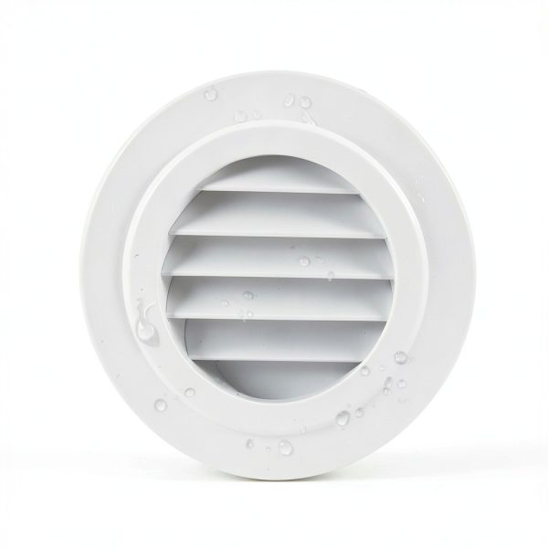 Cididu ABS Soffit Vent 4 Inch Round White Air Vent-5