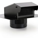 Rossesay 4 Inch Roof Vent Cap Steel Weatherproof Exhaust-0