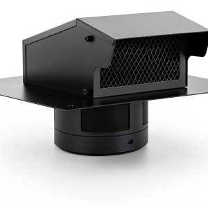Rossesay 4 Inch Roof Vent Cap Steel Weatherproof Exhaust-0
