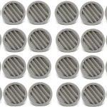 JSP 2.5 Inch Soffit Vent Plastic Louver Gray 24 Pack-0
