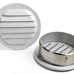 Maurice Franklin Louver 2 Inch Soffit Vent Round Mesh-0