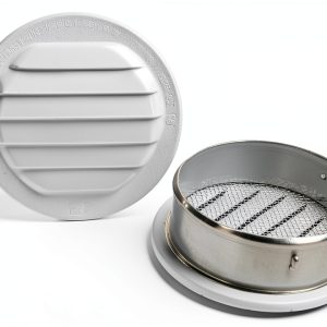 Maurice Franklin Louver 2 Inch Soffit Vent Round Mesh-0