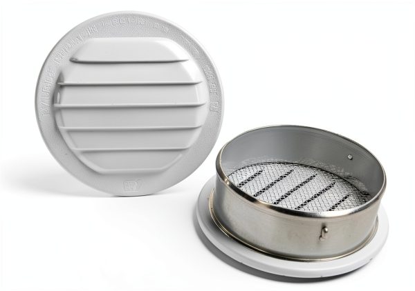 Maurice Franklin Louver 2 Inch Soffit Vent Round Mesh-0