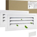 JONRIOX Aluminum Gable Vent Louver Design Easy Installation-0