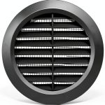 Vent Systems Soffit Vent Plastic Modern Black Easy Install-0