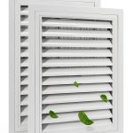 JONRIOX Aluminum Gable Vent Louver Design Attic Ventilation-0