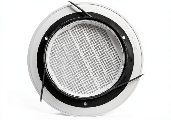 Cididu ABS Soffit Vent 4 Inch Round White Air Vent-3