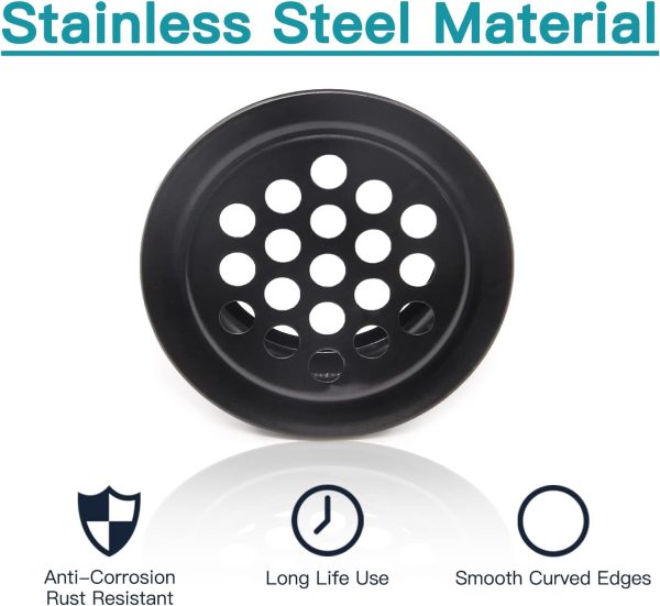 Auvotuis Stainless Steel Soffit Vent Covers 1 Inch 2 Inch-2