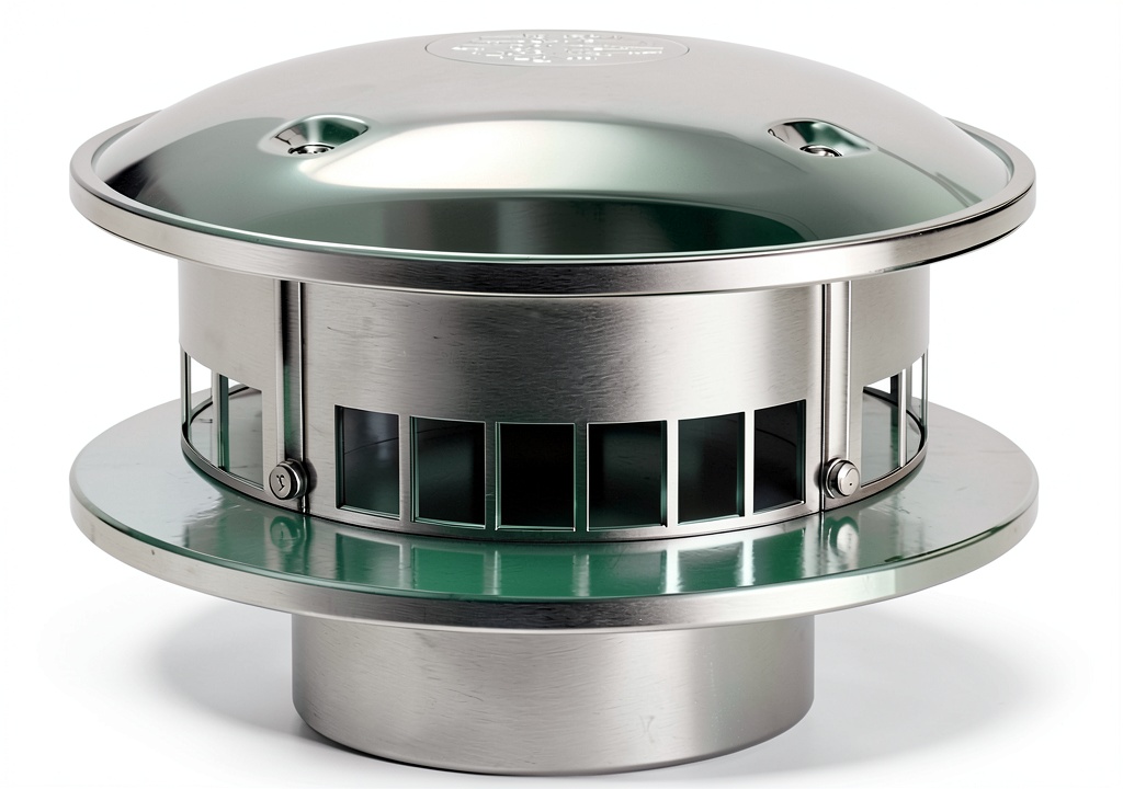 Selkirk Gas Vent Type B cap installed on a roof
