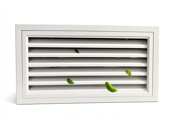 JONRIOX Aluminum Gable Vent 22x12 Inch White Attic-0