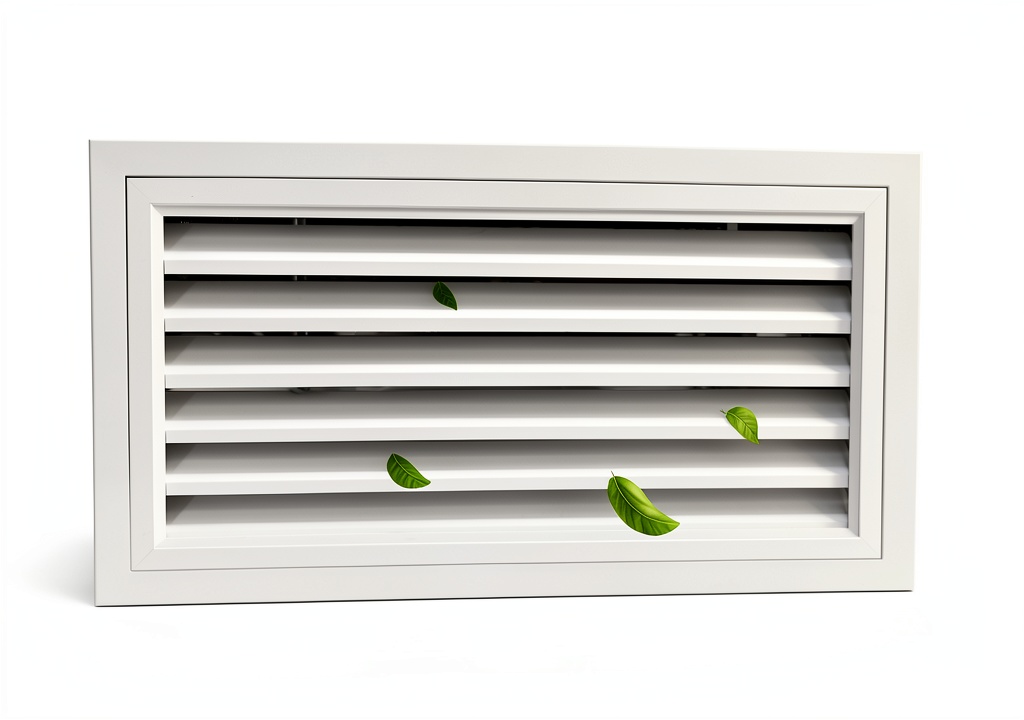 JONRIOX gable vent installed on an attic exterior
