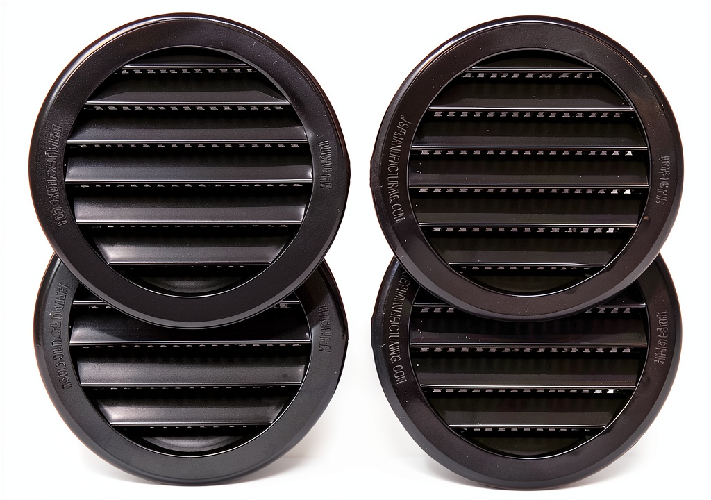 'JSP Manufacturing 3 inch Round Polypropylene Plastic Louver'
