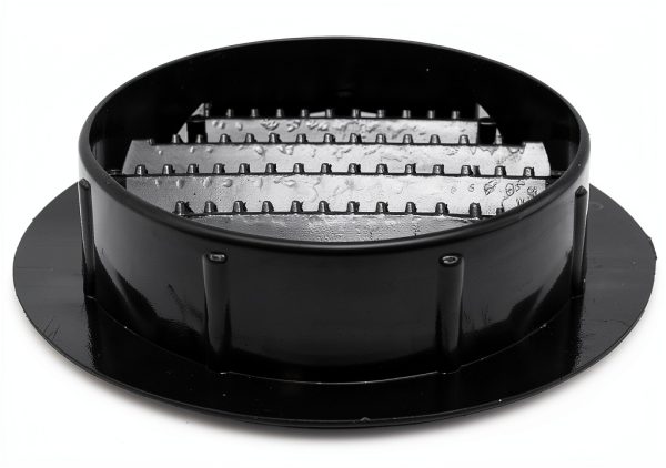 JSP Manufacturing 3 inch Round Polypropylene Plastic Louver-7