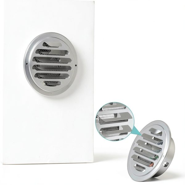 Round Dryer Vent Cover HG POWER 4 Inch Steel-3