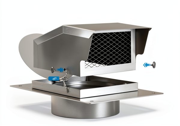 Roof Vent Cap LTSEAME Stainless Steel 4in-3