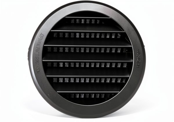 JSP Manufacturing 3 inch Round Polypropylene Plastic Louver-3