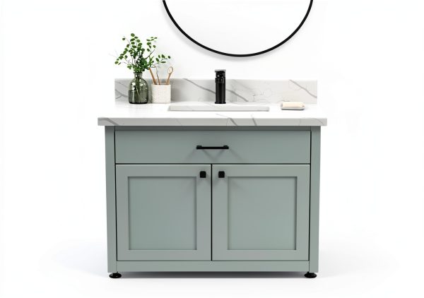 Kraus Elavo 20.25in Rectangular Undermount Bathroom Sink White KCU-244-4