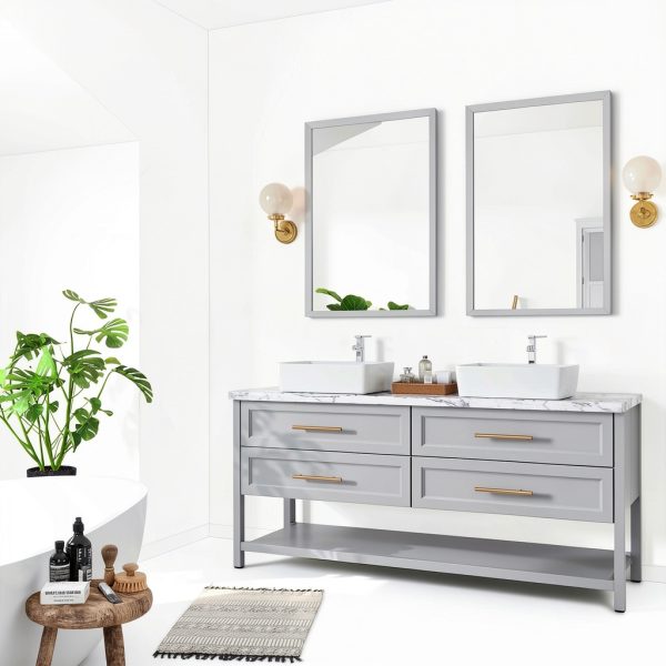 Sinber BVS1915A-OL White Ceramic Vessel Sink 19x15x5.31 Inch Modern-6