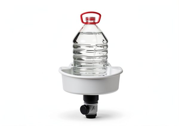 Small Bathroom Sink Wall Mount by Shawoo 11.8x8.2 White Plastic-2