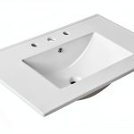 JONATHAN Y SNK1002A 30" White Ceramic Vanity Sink Top Rectangular-0
