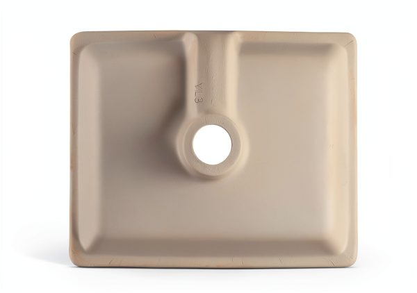 16 Inch Undermount Bathroom Sink Small Rectangle Undermount Sink White Ceramic Under Counter Bathroom Sinks with Overflow (15.70"x11.69")-8