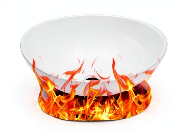 Oval Vessel Sink Mocoloo White Porcelain Bathroom 16x13 Countertop-5