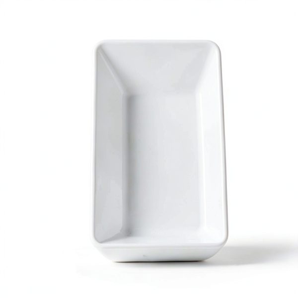 KES Bathroom Vessel Sink, Rectangular 16"X12" White Vessel Sink for Bathroom Countertop, Bathroom Sink Above Counter, Rectangle Porcelain Ceramic Small Vanity Sink, BVS110S40-4